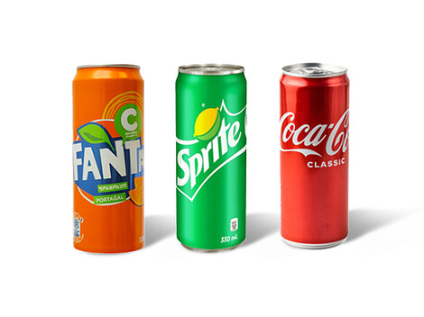 Fanta / Sprite / Coca-Cola